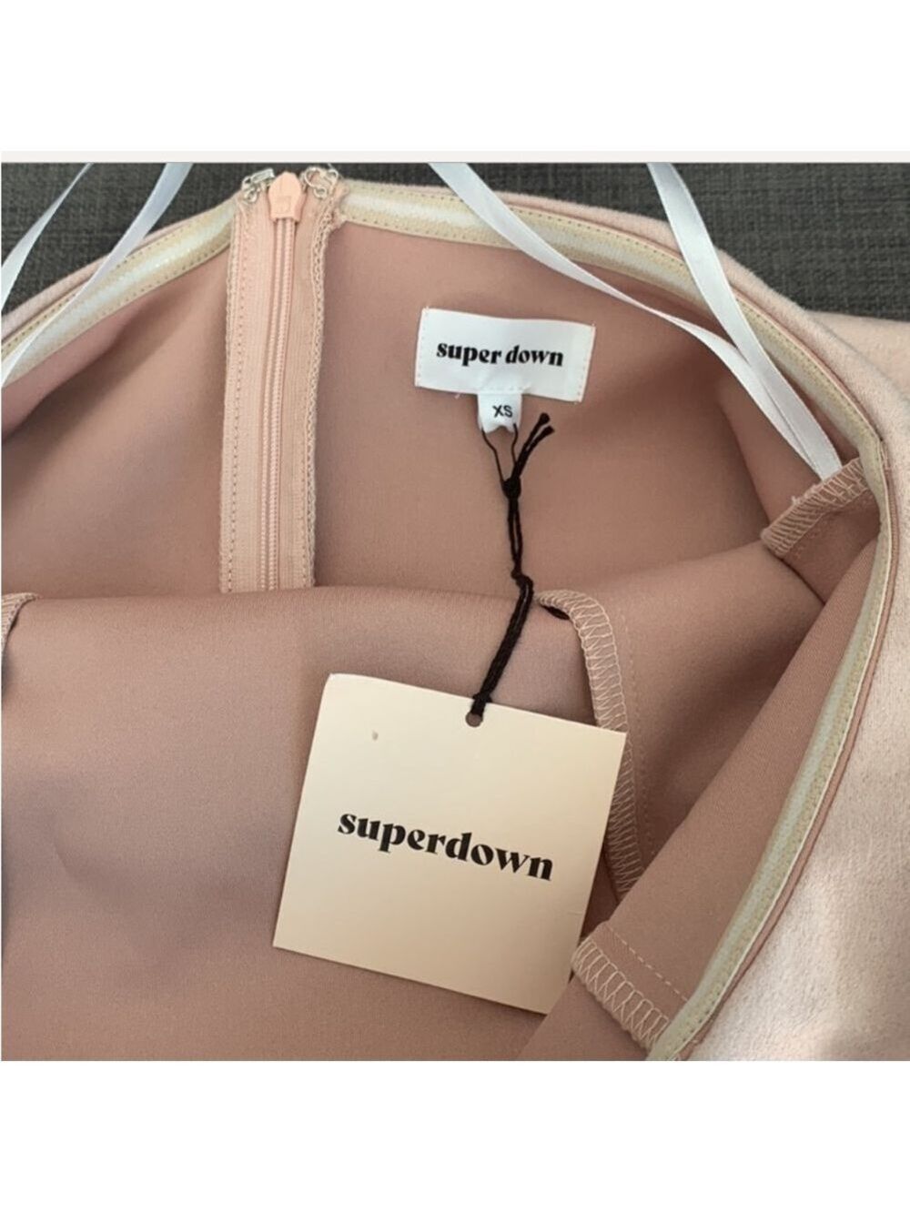 Superdown Revolve **Strapless** Ruffle **Mini Dress** NWT - Picture 7 of 8